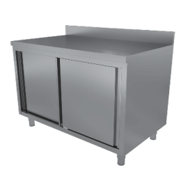 Commercial Floor Cupboard | Stainless Steel Storage Cabinet | 1200 x 600 x 850mm | Easy FCU1200