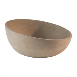 Concrete Sloping Bowl | Element Serving Bowl | 295mm Diameter | APS FD040