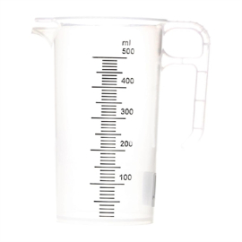 Polypropylene Measuring Jug | Commercial Kitchen Measuring Cup | 500ml Capacity | Pro-Measures FD325