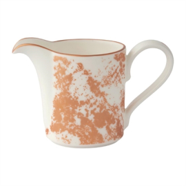 Crushed Velvet Copper Charnwood Cream Plates | Porcelain Dinnerware | Fine Bone China | Royal Crown Derby FE100