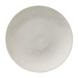 Crushed Velvet Pearl Coupe Plate | Fine Dining Plate | 209mm | Royal Crown Derby FE136
