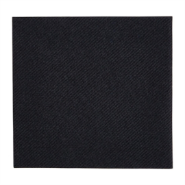 Premium Airlaid Cocktail Napkins | Black Cocktail Napkins | 240mm | Fiesta Tablin FE263