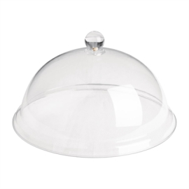 Polycarbonate Domed Cover | Clear Dish Cover | 260 x 115mm | Kristallon FE471