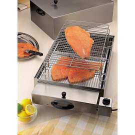 Commercial Food Smoker | Electric Smoking Machine | Twin Shelf | Roller Grill FM 4