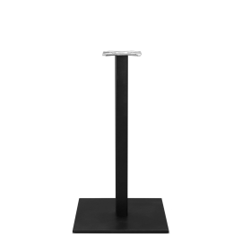 Square Table Base | Cast Iron Table Base | Black Poseur Height 1100mm | Forza