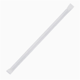 Compostable Paper Straws | Individually Wrapped Black Straws | Eco-Friendly | Fiesta Green FP440
