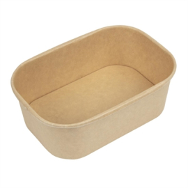 Recyclable Microwavable Food Boxes | Takeaway Containers | 750ml/26oz Capacity | Colpac Stagione FP458