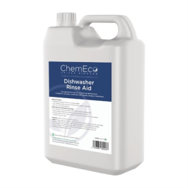 Commercial Dishwasher Rinse Aid | Rinse Additive | 5 Litre Bottle | ChemEco CX951
