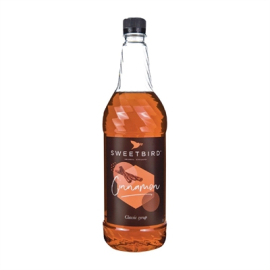 Cinnamon Syrup | Flavouring Syrup | Coffee & Dessert Syrup | 1L Bottle | Sweetbird FS243