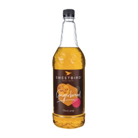 Gingerbread Syrup | Coffee Flavoring Syrup | 1 Ltr Bottle | Sweetbird FS244