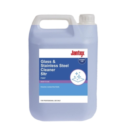 Commercial Glass Cleaner | Stainless Steel Cleaner | Ready To Use 5L | Jantex FS307