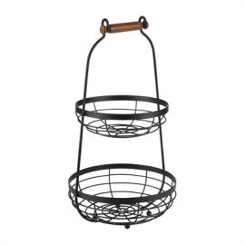 Two-tier Cake Stand | 2 Tier Dessert Display | 260 x 480mm | APS