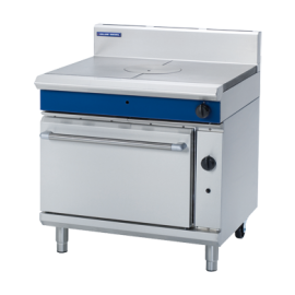 Commercial Solid Top Propane Gas Oven Range | Professional LPG Range Cooker | Heavy Duty Kitchen Equipment | Blue Seal G570-LPG