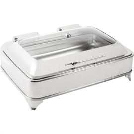 Commercial Rectangular Electric Chafer | Food Warming Chafing Dish | Stainless Steel | Olympia GD128
