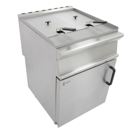 Commercial Twin Tank Fryer | Natural Gas Deep Fat Fryer | Twin Basket Free Standing | Parry GDF