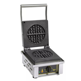 Commercial Round Waffle Maker | Electric Waffle Machine | 1.4kW Single Plate | Roller Grill GES75