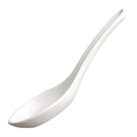 Oriental Melamine Spoon | Asian Soup Spoon | White Durable Design | APS GF067