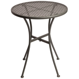 Bistro Table | Round Patterned Table | 600mm Steel | Bolero GG703