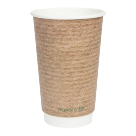 Compostable Hot Cups | Eco-Friendly Coffee Cups | 455ml / 16oz | Vegware GH022