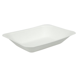 Compostable Chip Trays | Bagasse Food Containers | 180mm Eco-Friendly | Vegware GH025