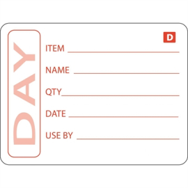 Dissolvable Prepared Food Labels | Food Safety Stickers | Water-Soluble Labels | Vogue GH350