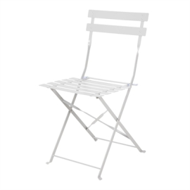Folding Chairs | Pavement Style Steel Chair | Grey | Pack of 2 | Bolero GH551