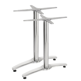 Aluminium Twin Leg Table Base | Restaurant Table Base | Commercial Dining Support | Bolero GH985