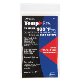 Dishwasher Temperature Test Strip | Thermal Indicator Strip | Heat Test Labels | GJ059