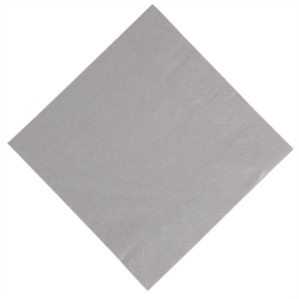 Compostable Dinner Napkins | Grey Dining Napkins | 400mm | Duni GJ114