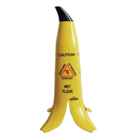 Banana Skin Wet Floor Sign | Safety Warning Sign | Caution Slip Hazard | GK976