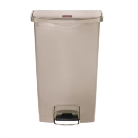 Commercial Slim Jim Waste Bin | Step-On Front Pedal Bin | 68L Capacity | Rubbermaid GL033