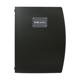 Menu Cover | Rio Menu Holder | A4 Size Black | Securit GL105