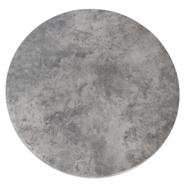 Round Table Top | Werzalit Table Top | Concrete Effect | 700mm Diameter | Werzalit GR582