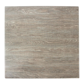 Square Table Top | Pre-drilled Table Top | Werzalit Limed Oak 800mm | GR539