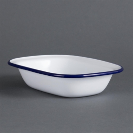 Rectangular Enamel Pie Dish | Baking Dish | 180 x 135mm | Olympia GM511