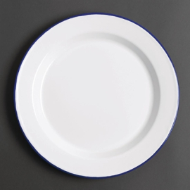 Enamel Dinner Plate | 245mm Tableware | Durable Dinnerware | Olympia GM512