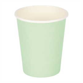 Takeaway Coffee Cups | Single Wall Cups | Turquoise 8oz | Fiesta GP403
