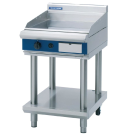 Commercial Griddle | Natural Gas Griddle | 600mm with Leg Stand | Blue Seal Evolution GP514-LS/N