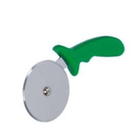 Pizza cutter, 4 wheel, green handle PC.04.G