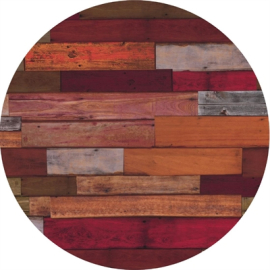 Round Table Top | Pre-drilled Werzalit | 600mm Diameter | Blanchas Red | GT168