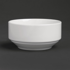 Stackable Soup Bowl | Classic White Porcelain | 110mm | Royal Porcelain GT939