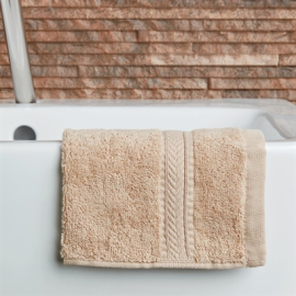 Face Cloth Pack | Cotton Washcloths | Beige Bathroom Linens | Mitre Essentials HB624