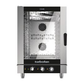 Commercial Combi Oven | 10 Grid Combi Steamer | Manual Control | Blue Seal Turbofan EC40M10