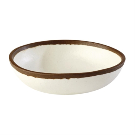 Low Bowl 165mm | Cream Ceramic Bowl | Dishwasher Safe | APS Crocker HC729