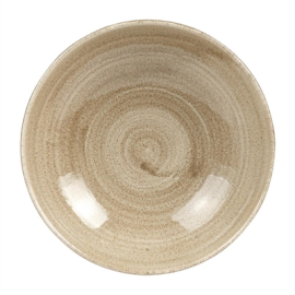 Coupe Bowls | Stonecast Patina Antique Bowls | 182mm Taupe | Churchill HC791