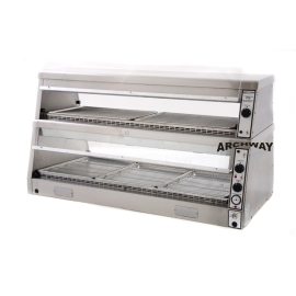 Electric Heated Chicken Display | Hot Food Warmer | 5 Pans 2 Tier | Archway HD5