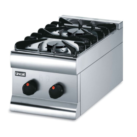 Commercial Gas Boiling Top | 2 Burner Hob | Countertop Cooking Station | Lincat HT3