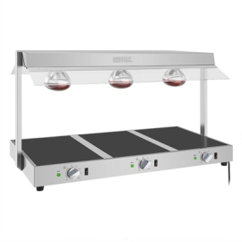 Commercial Food Warmer | Gantry Heated Display | 3x GN 1/1 Capacity | Buffalo HT761