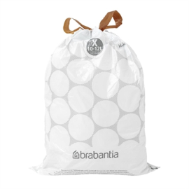 Bin Bags | PerfectFit Bin Liners | 10-12L Capacity | Brabantia HU179