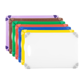 Commercial Chopping Board Set | Grip Chopping Boards | 458x306x12mm | 7 Pack | Hygiplas HW001